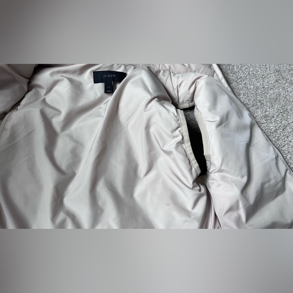 J. CREW CREAM PUFFER VEST SIZE XXS - Picture 7 of 10